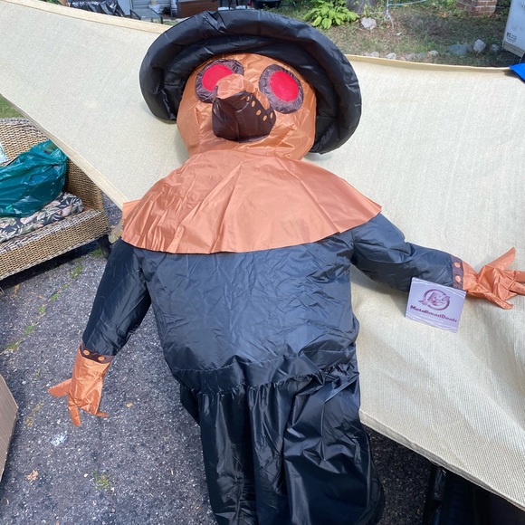 Plague doctor inflatable comedy Halloween costume - Picture 12 of 13